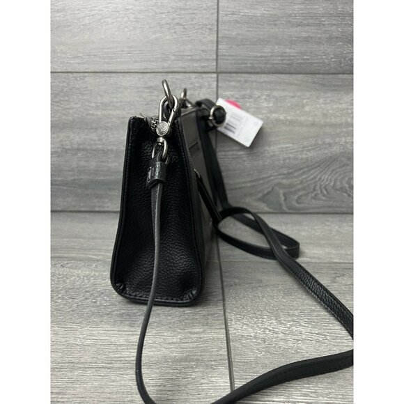 THE SAK Sanibel Crossbody Bag Women Grey Silver Black Leather In Slate Block - Picture 3 of 6